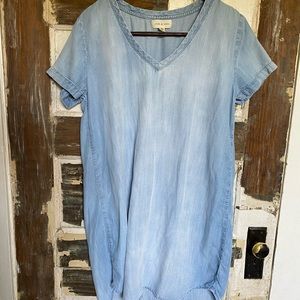Cloth & Stone chambray shift dress